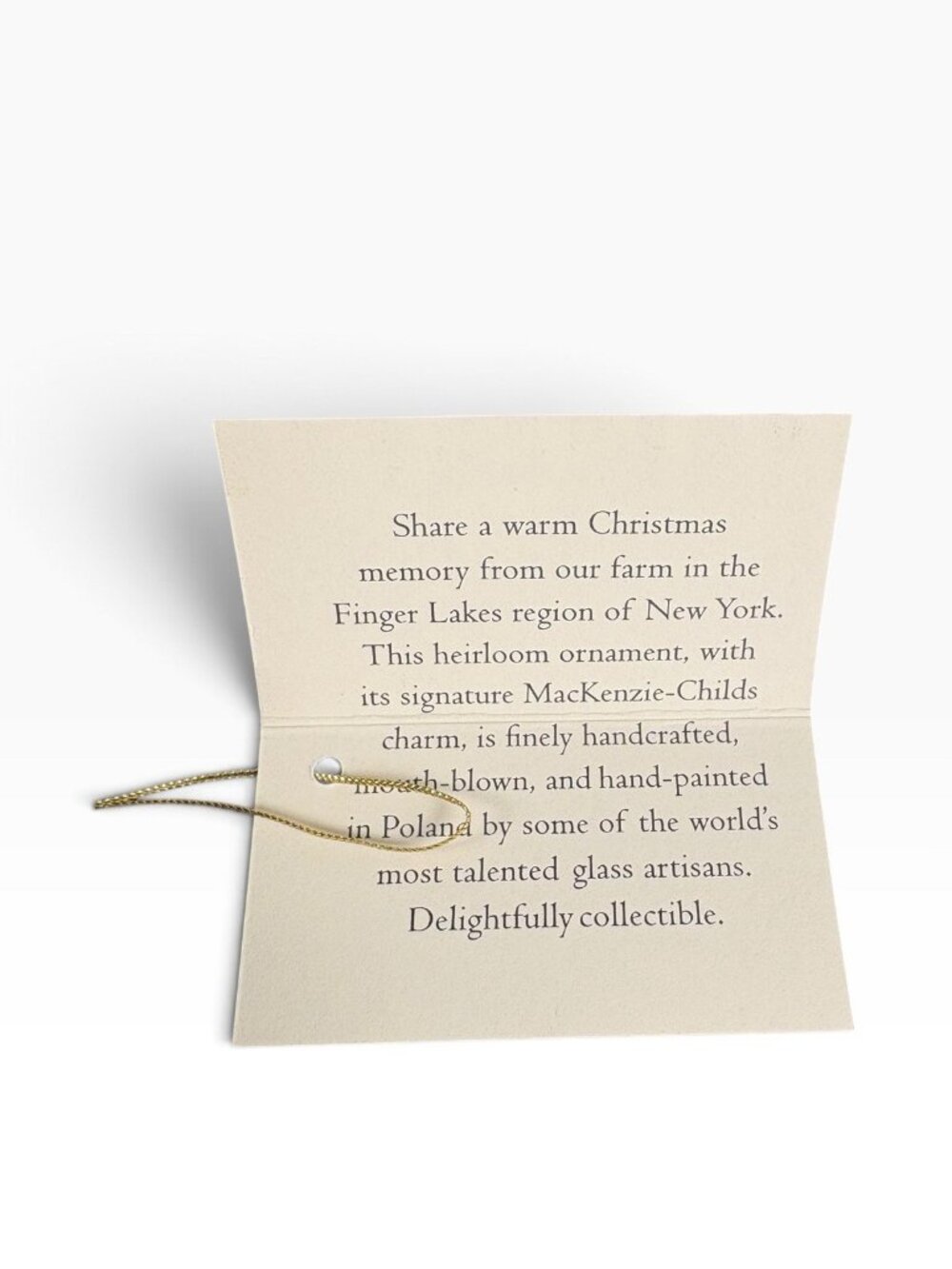 MacKenzie-Childs 2024 Courtly Check Christmas Wreath Ornament w Stand NIB - Picture 13 of 16